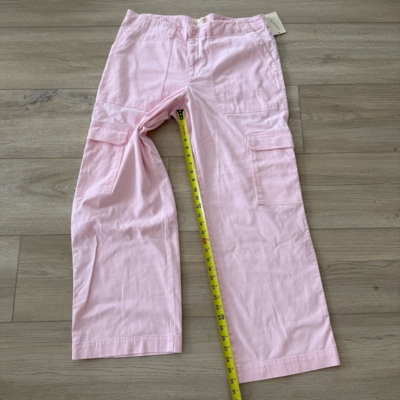 Universal Thread Cotton‎ Spandex PINK High-Rise Cargo Pants Women's 16 NEW - Picture 9 of 15